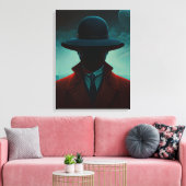 Der Unbekannte Mann Leinwanddruck (Insitu (Wohnzimmer))