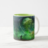 Der unbeschreibbare kosmische Lovecraftian Horror Zweifarbige Tasse (VorderseiteRechts)