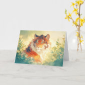 Der unbeugsame Tiger Karte (Gelbe Blume)