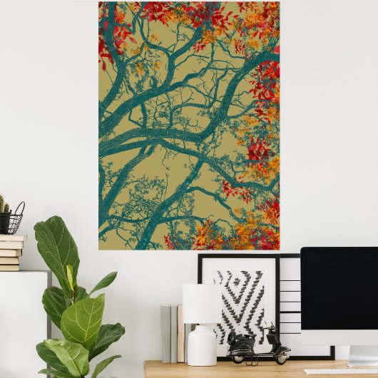 Der unbezahlbare Wert der Bäume Poster (Heimbüro)