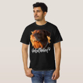 Der "Unbothered" Hund - Zen Vibe Pet Lover Apparel T-Shirt (Vorne ganz)