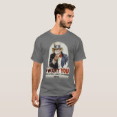 Der Uncle Sam Des Affen, (fertigen Sie Ihre T-Shirt (Vorne ganz)
