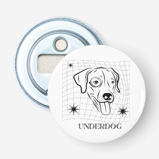 Der Underdog Flaschenöffner (Vorderseite)