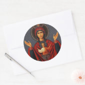 Der unendliche Cup Runder Aufkleber (Umschlag)