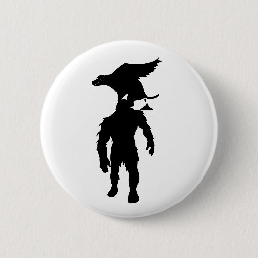 Der unerwartete Fluggast von Bigfoot Button (Vorderseite)