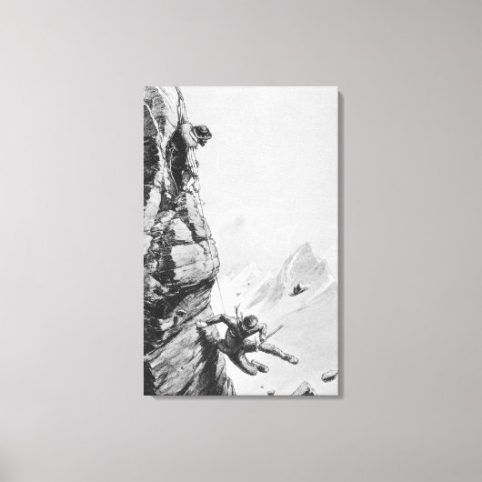 Der Unfall auf Sefton, von "Klettern unter den Leinwanddruck (Vorderseite)