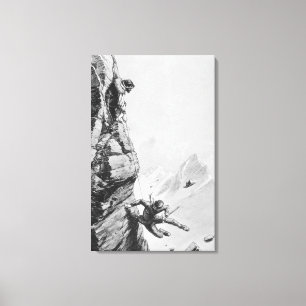 Der Unfall auf Sefton, von "Klettern unter den Leinwanddruck