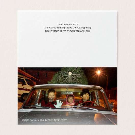 "DER UNFALL" Spielkarten (Außenseite Aufgefaltet)