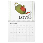 Der ungewöhnliche Teapot Collection Fun Calendar Kalender (Feb 2027)