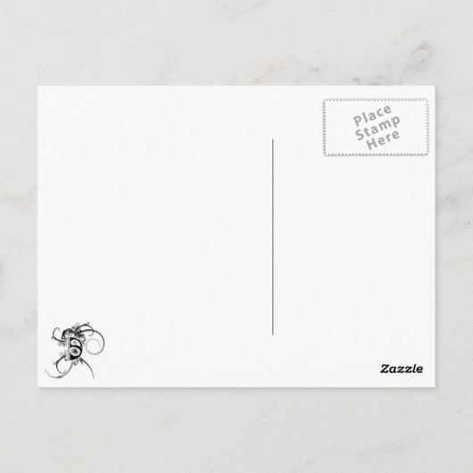 Der unglaublich essbare Herr Ed Postkarte (Rückseite)