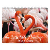 Der unglaubliche Flamingo-Kalender wählt Jahr Kalender (Titelbild)