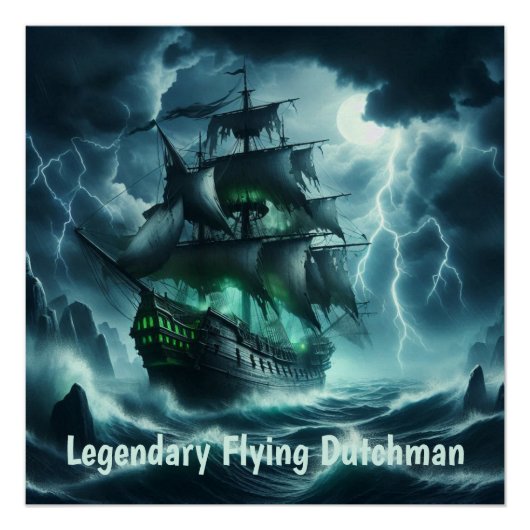 Der unheimliche Flying Dutchman Ein Geisterschiff Poster (Vorderseite)