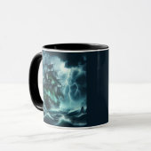 Der unheimliche Flying Dutchman Ein Geisterschiff Tasse (Vorderseite Links)