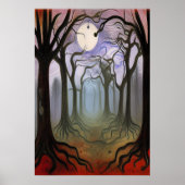 Der unheimliche Wald | AI Art Poster (Vorne)