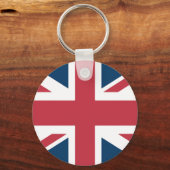 Der Union Jack britischer Flagge Schlüsselanhänger (Vorderseite)