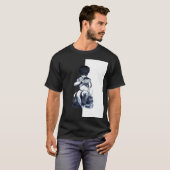 Der UnisexT - Shirt der dunklen Amor-Männer (Vorne ganz)