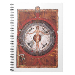 Der Universale Mensch - Hildegard von Bingen Notizblock