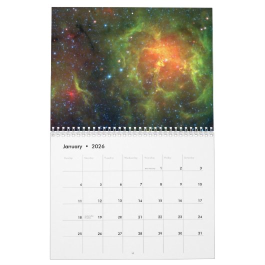 Der Universum-Kalender Kalender (Jan 2026)