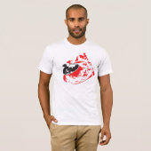 Der unkonventionelle Wirbel T-Shirt (Vorne ganz)
