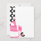 Der unmögliche Hochzeitsstapel danke Ihnen, dass S Mitteilungskarte (Rückseite)