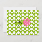 Der unmögliche Hochzeitsstapel Einladung (Rückseite)