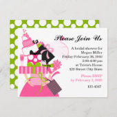 Der unmögliche Hochzeitsstapel Einladung (Vorne/Hinten)