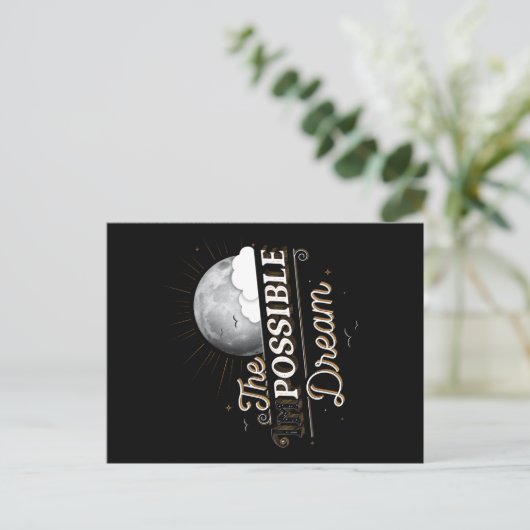 Der unmögliche (mögliche) Traum / Postkarte (Stehend Vorderseite)