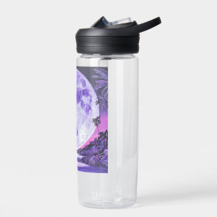 Der Unmögliche Mond-Aufkleber Trinkflasche