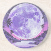 "Der unmögliche Mond"- Getränkeuntersetzer (Vorne)