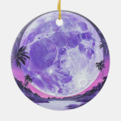 "Der unmögliche Mond"- Keramik Ornament (Hinten)