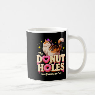 Der Unofficial Donut Holes Fan Club Lustiger Katze Kaffeetasse