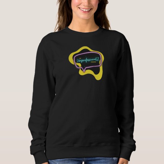 Der unprofessionalz Podcast Sweatshirt (Vorderseite)