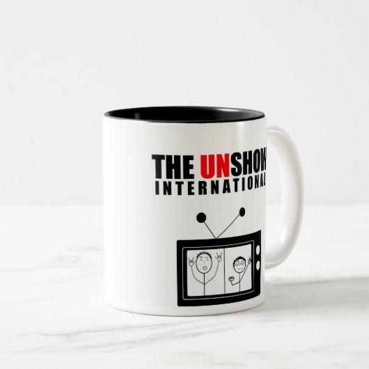 Der Unshow Unsmall Getränkehalter Zweifarbige Tasse (VorderseiteRechts)