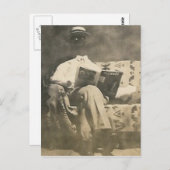 Der unsichtbare Mann der Postcard Postkarte (Vorne/Hinten)