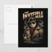 Der Unsichtbare Mann Postkarte (Vorne/Hinten)