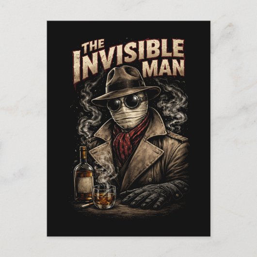 Der Unsichtbare Mann Postkarte (Vorderseite)