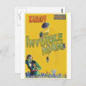 DER UNSICHTBARE MANN von Philip J. Riley Postkarte (Vorne/Hinten)