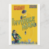 DER UNSICHTBARE MANN von Philip J. Riley Postkarte (Vorderseite)