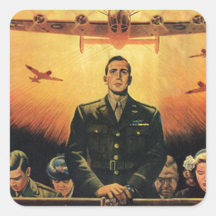 Der unsterbliche Harpy Quadratischer Aufkleber