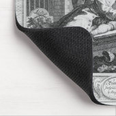 Der untätige 'Lehrling am Spiel im Kirchen-Yard Mousepad (Ecke)