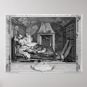 Der untätige 'Lehrling zurückgebracht vom Meer Poster