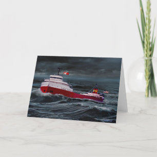 DER UNTERGANG DER EDMUND FITZGERALD DANKESKARTE