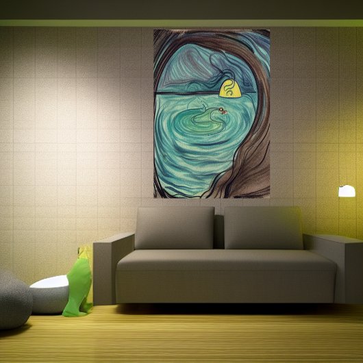 Der Untergrund | AI Art Poster