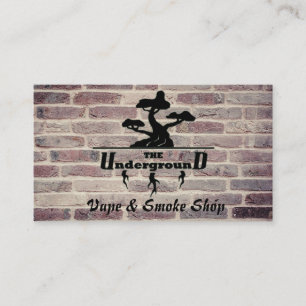 Der Untergrund Business Cards Backsteindämpfer Visitenkarte