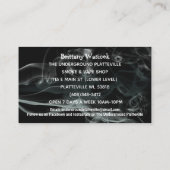 Der Untergrund Business rauchig Visitenkarte (Rückseite)