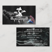 Der Untergrund Business Typ Visitenkarte (Vorne/Hinten)