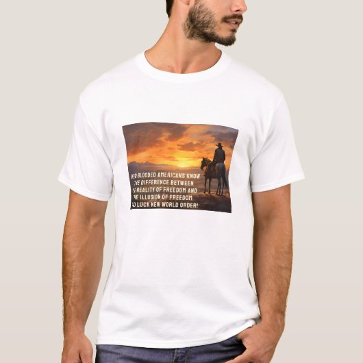 Der Unterschied - Sonnenuntergang (hell) T - Shirt (Vorderseite)