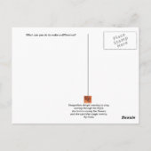 Der Unterschied von einer, die Geschichte von Star Postkarte (Rückseite)