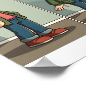 Der Unterschied zwischen den beiden Bildern Poster (Ecke)