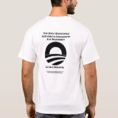 Der Unterschied zwischen einem Demokraten und T-Shirt (Rückseite)